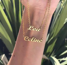 Load image into Gallery viewer, Cursive personalised name necklace

