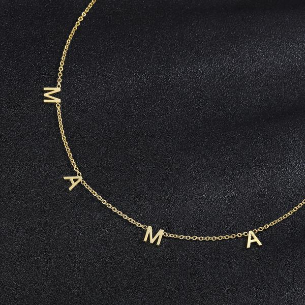 Dainty personalised name necklace